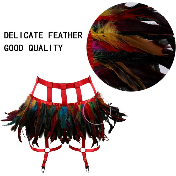 Жіночі мереживні набедрені стрічки, набедрені ремінці, стрічки-підтяжки в стилі панк-готи, для клубу, вечірок, танців, фестивалів (білий, багато кольорів)