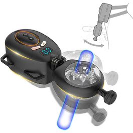 Електричний мастурбатор Vollautomatisch для чоловіків: 9 режимів вібрації та імпульсу