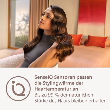 Автоматичний стайлер для завивки волосся Philips 8000 Series, 27 варіантів укладки, чорний (BHB968/10)