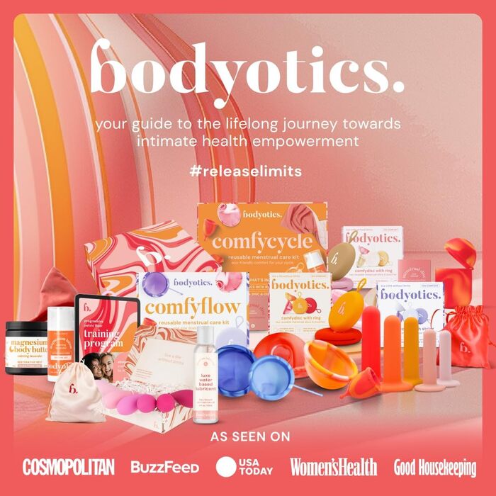 Bodyotics Тренажер для дна тазу для жінок - Комплект для тренування Kegel - 6-частинний набір для початківців