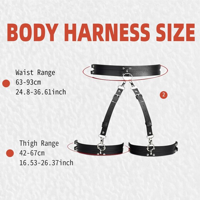 Жіночий готичний набір для ніг з еластичної шкіри, регульований, для нижньої білизни, косплей, карнавал, панк, вечірки, чорний