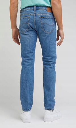 Чоловічі джинси LEE Classic Straight Fit Brooklyn, синьо-чорні (Moody Blue Used), розмір 32W/34L