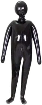 Латексний комбінезон-котяра (catsuit) з латексу, 0.4 мм, S-XXL, чорний, для косплею