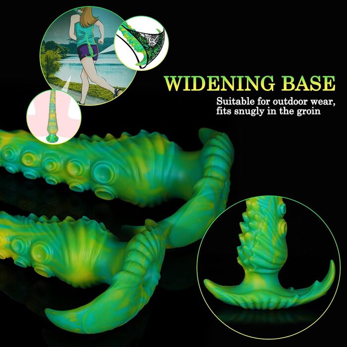 Анальний дилда MACQIU з щупальцями, екстремально велика, для чоловіків та жінок