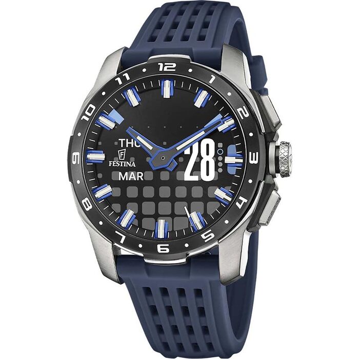 Чоловічий наручний годинник Festina F23305-3 зі сталевим браслетом