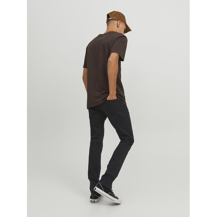 Чоловічі джинси Jack & Jones JJIGLENN JJOriginal SQ 356 NOOS чорні, стиль Streetwear, розмір 34W/32L