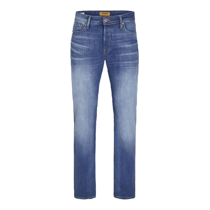 Чоловічі джинси Jack & Jones Comfort Fit JJIMIKE синього кольору (Blue Denim), розмір 36W/34L