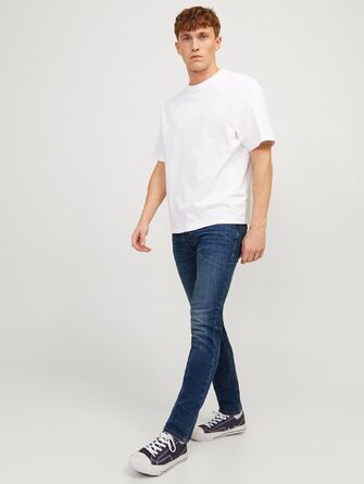 Чоловічі джинси Jack & Jones JJITIM JJORIGINAL AM 012 LID NOOS, синій денім, розмір 44W/32L