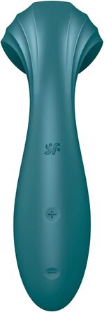 Vibrator Satisfyer Mini Wand-er Connect App: Масажер для тіла з Bluetooth та App-керуванням, водонепроникний (IPX7), для стимуляції G-точки та клітора, для жінок (Турквіс)