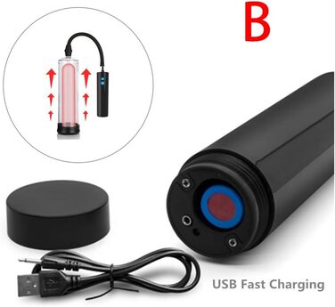 Електрична вакуумна помпа для збільшення статевого члена Guspiun - тренажер для витривалості, 4 стилі, для чоловіків