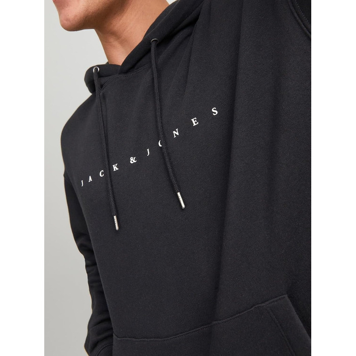 Чоловічий худі Jack & Jones JJESTAR JJ Sweat Hood, Relaxed Fit, колір Cocoa, розмір XL
