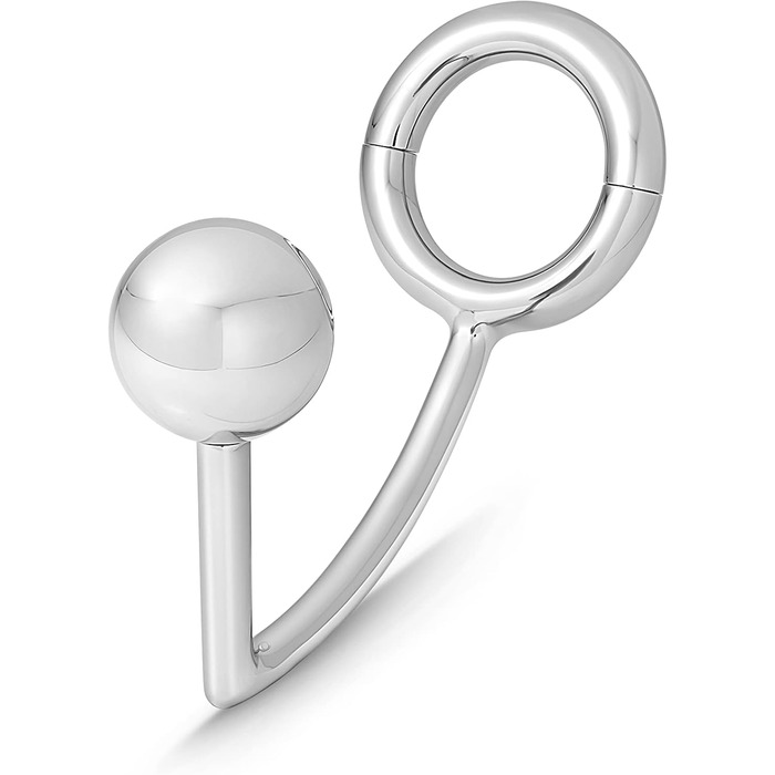 Кольцевий аналізатор з кулькою з нержавіючої сталі для чоловіків. Інтимні іграшки для дорослих. Різні розміри