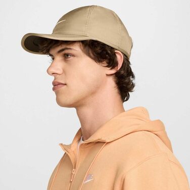 Кепка Nike Meta Swoosh H86 біло-бежева (Parachute Beige / Metallic Silver), розмір S