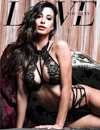 Сексуальний жіночий комплект спідньої білизни LOVE YOU: мереживний бюстгальтер та труси, чорний, розмір 75B