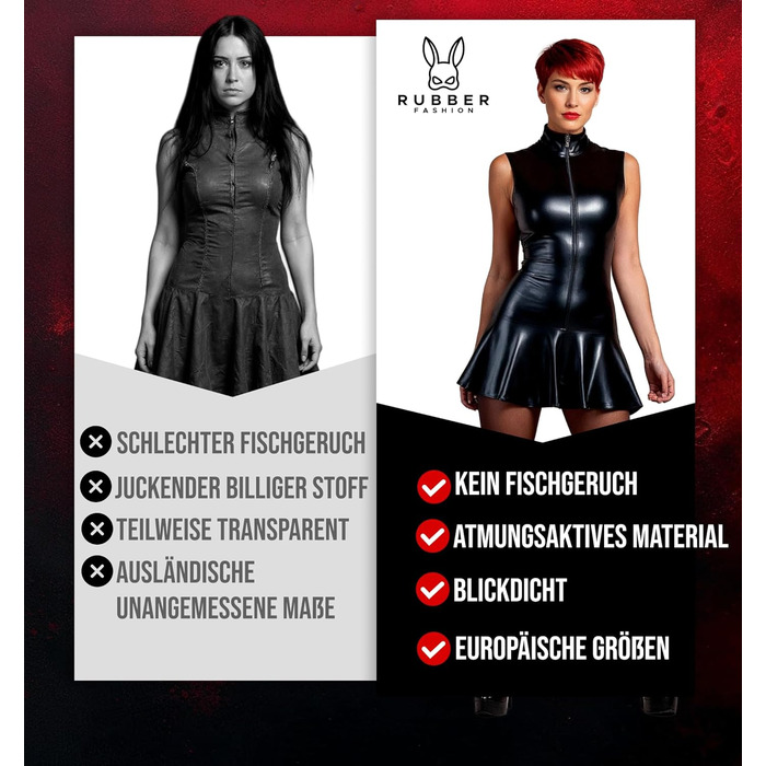 Сукня Rubberfashion Wetlook: жіноча обтисла міні-сукня без рукавів з воланами, чорна металік, для вечірнього образу та повсякденного стилю