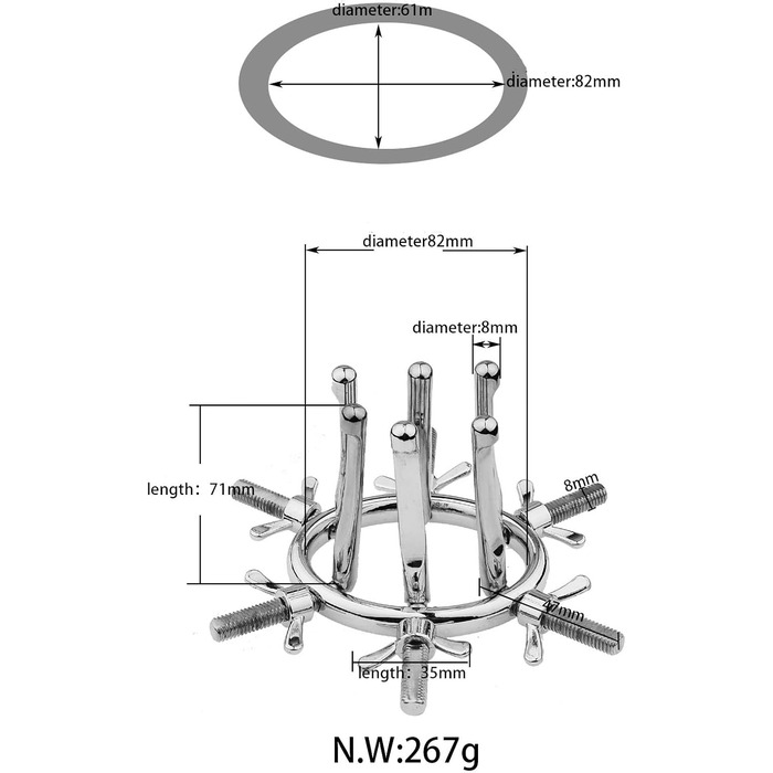 Анальний дилататор для жінок та чоловіків: металевий, для анального сексу, спекулум, розширювач ануса