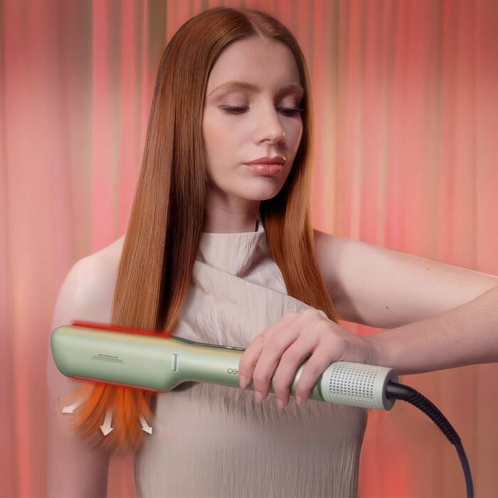 Випрямляч для волосся з функцією обдуву Cecotec Air Lisse Champagne: 3 режими роботи, 3 рівні температури (100-230°C), іонізація, колір шампань
