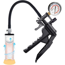 Вакуумний пристрій для розтягування крайньої плоті (пеніс-насос) з манометром - для чоловіків