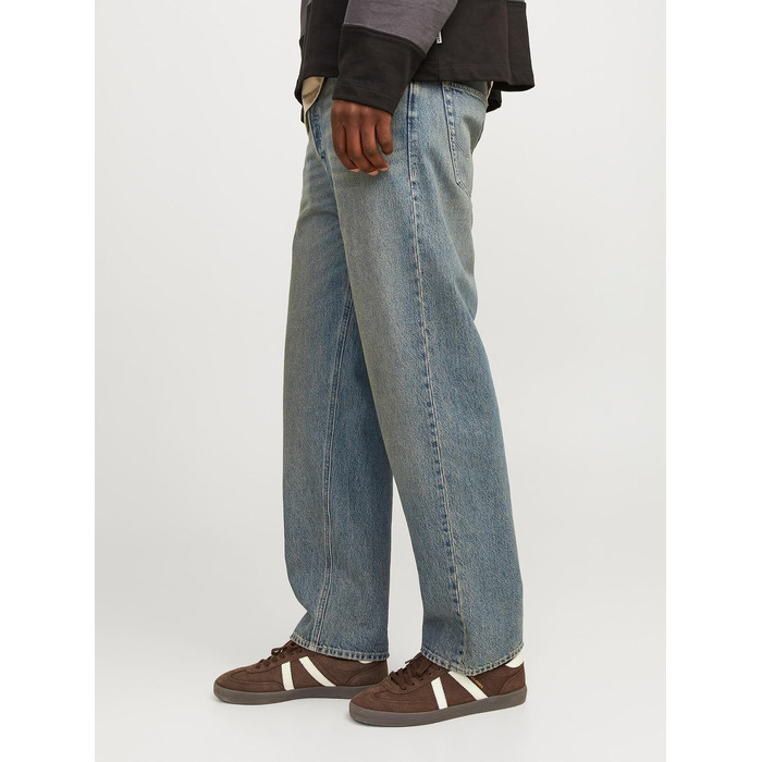 Чоловічі джинси Jack & Jones JJIEDDIE JJORIGINAL MF 710 NOOS, вільний крій (Loose Fit), синій денім, розмір 28W/34L