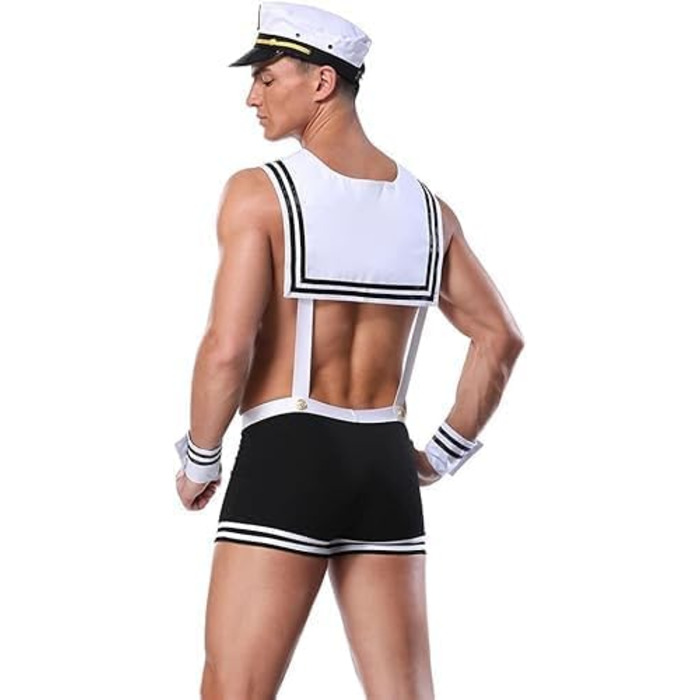 Сексуальна спідня білизна для чоловіків: комплекти, комбінезони для клубів, форма офіціанта, косплей, шнурівка, універсальний розмір