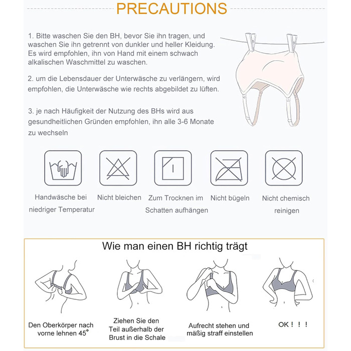 3 шт. комплект бюстгальтерів BHS для жінок з кісточками: класичний комплект, комфортний, безшовний, з підтримкою, для спорту та сну. Ідеально для великих грудей, повсякденного носіння, йоги. BHS, 90B, J09#