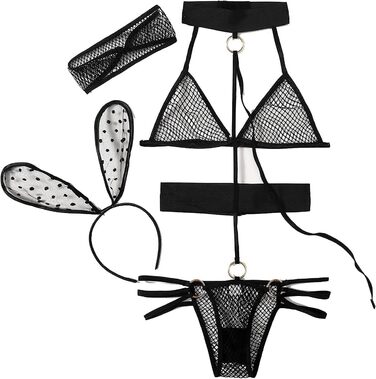 Костюм для рольових ігор JasmyGirls: мереживний тіло з сет-топом та трусиками (Колір уточнюйте)
