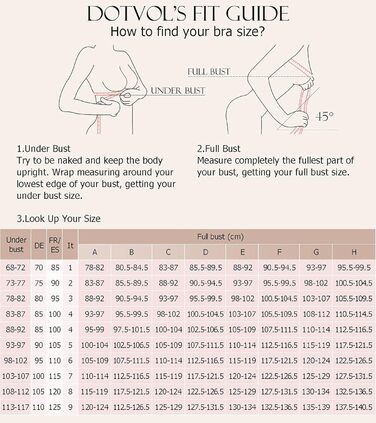 Чорний балконетний бюстгальтер DotVol з пуш-ап, великі розміри, без підкладки, 85B