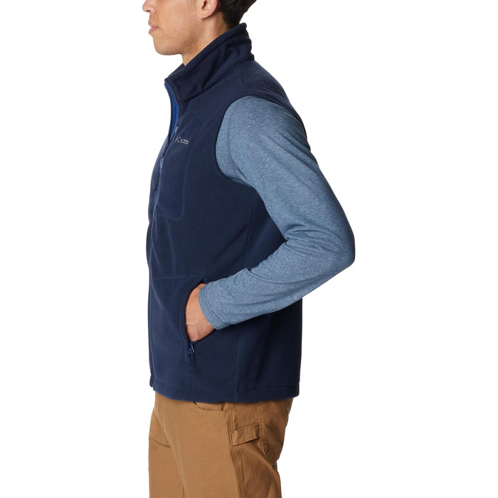 Чоловічий флісовий жилет Columbia Fat Trek Fleece Vest, темно-синій (Collegiate Navy), розмір L