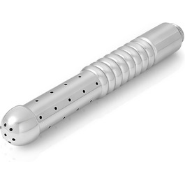 Іригатор для анального та вагінального використання з боковою насадкою, з нержавіючої сталі