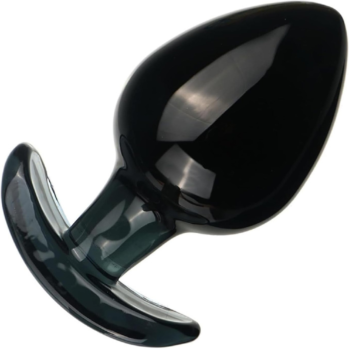 Анальний масажер MSTMAZZ з великого скла, XXL, для простати, прозорий, для жінок та чоловіків