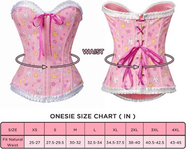 Кросет з мережива LittleForBig для жінок з шнурівкою, повномірний бюст, корсаж, бодішейпер, топ, рожевий, XXL