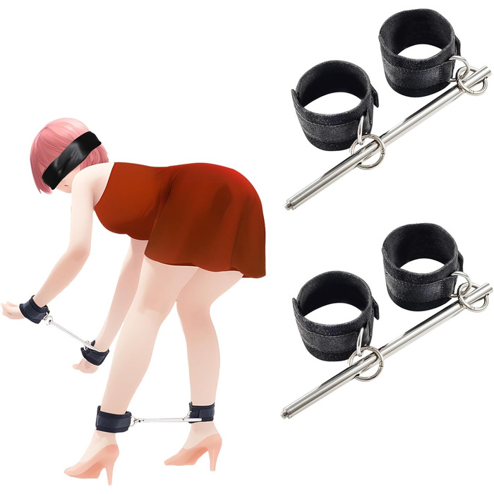 Набір для БДСМ: 26 предметів (наручники, анальні іграшки, кільця, чізки, маски, плети)