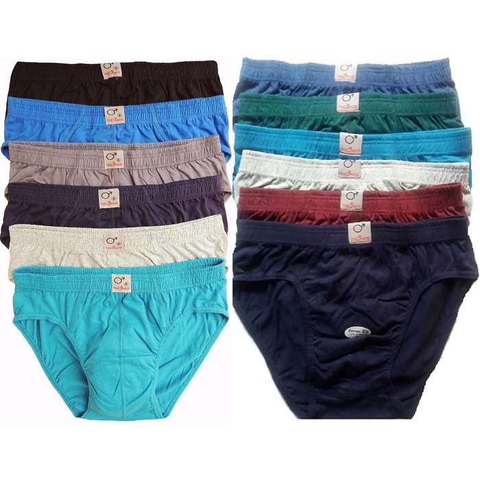 Чоловічі труси BestSae247 з тонкого рипу, 100% бавовна (3, 6, 12 шт. в упаковці). Розміри: 3XL (9 шт.)