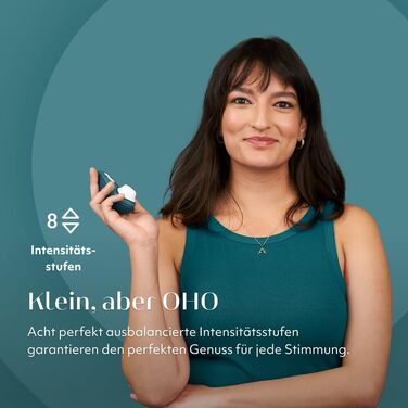 Womanizer Pleasure Air Toy: Вібратор для клітора з 8 рівнями інтенсивності, водонепроникний, перезарядний, для жінок та пар, колір – шавлія (Petrol, Liberty 2)