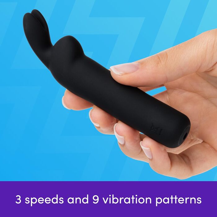 Вібратор-булет Happy Rabbit E32241 Black - чорний, універсальний розмір