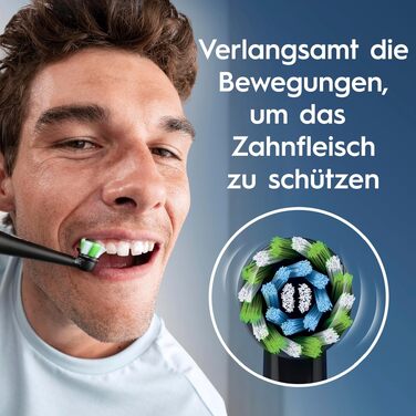 Електрична зубна щітка Oral-B Pro Series 1, набір 2 шт (Рожева та Чорна), 3 режими чищення, 2 смінні насадки