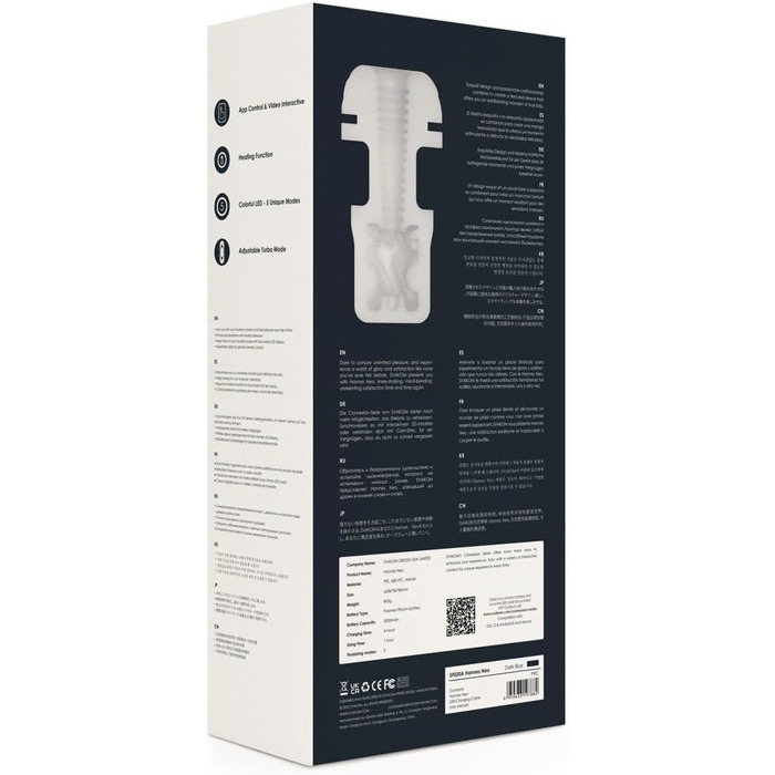 Електричний секс-іграшка Svakom Cup-Masturbator Blue - 54017550000