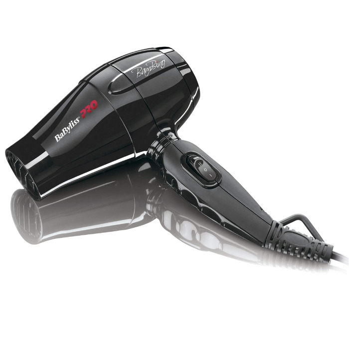 Компактний дорожній фен Babyliss Pro Bambino BAB5510E, чорний