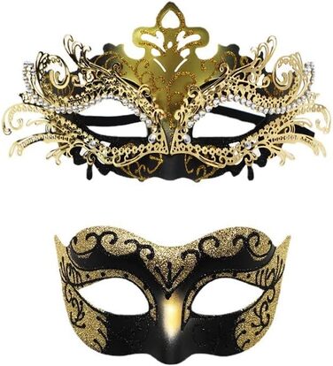 Маска для обличчя IEKEI Maskerade з стразами, металева, у вигляді метелика, для свята, костюмів, Хелловін, вечірки, танець, костюм Zorro