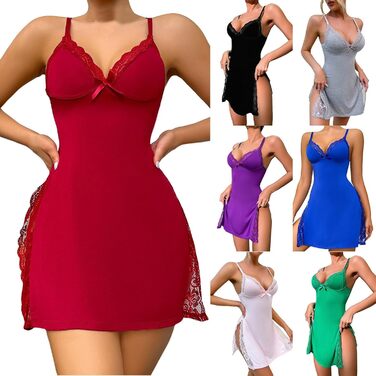 Жіночий боді з мереживом: сексуальна білизна з глибоким V-подібним вирізом, еротична білизна, ніжна сукня-бабочка, сукня-нігліж, сексуальний костюм для свята, фіолетовий колір