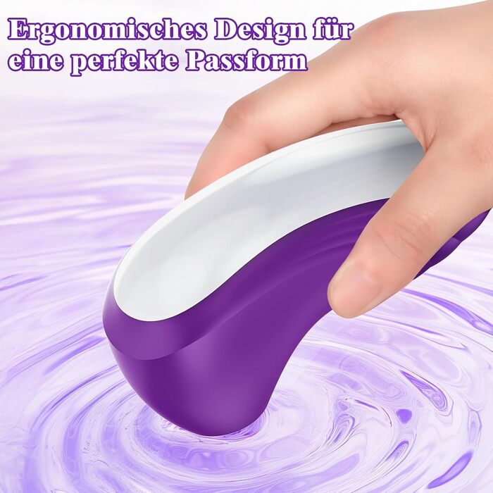 Вібратор для жінок з силікону, набір вібраторів з 7 режимами, тихий та потужний, фіолетовий
