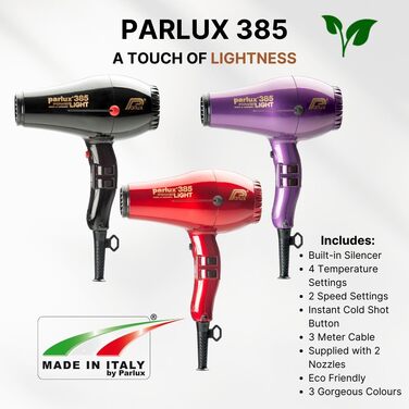 Професійний фен для волосся Parlux Powerlight Black