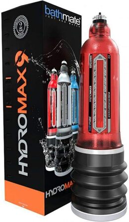 Bathmate HydroMax9 - гідромасажна помпа для збільшення пеніса (червона)