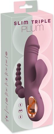 Вібратор You2Toys Slim Rabbit Grün, 3,6 см (фіолетовий)