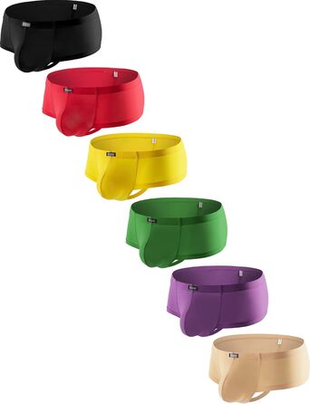 Боксер чоловічий iKingsky Freche Boxershorts (6 шт.) - сексуальний бразильський стиль, низька талія