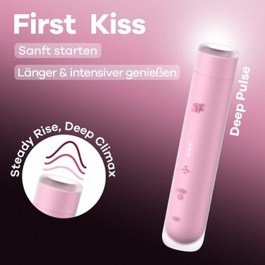 Вібратор Satisfyer First Kiss для жінок: стимуляція клітора, секс-іграшка для задоволення | Adult Toys
