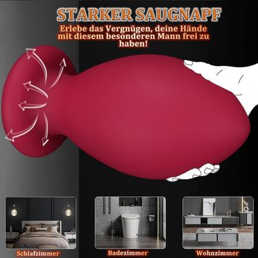 Анальний плагін Kuaecr Silikon XXL з соску, для чоловіків та жінок, масаж G-точки та простати