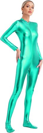 Жіночий комбінезон з довгим рукавом GRRKDFQ, зелений, розмір M