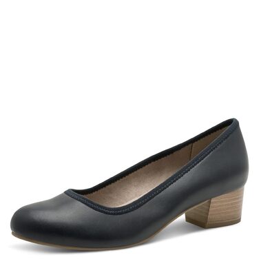 Жіночі туфлі Jana Pumps із синтетичних матеріалів, повнота H, темно-сині (40 EU)