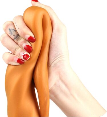 Анальний плаг Roluck для чоловіків, 54 см, з м'якого силікону, з присоском для масажу простати та анального оргазму